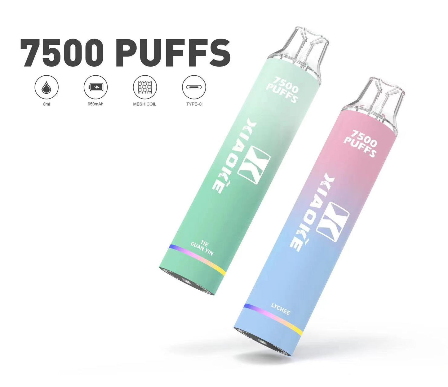 XIAOKE梟客拋棄式 7500口數 一次性霧化桿